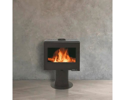France Turbo Lorena 8 Houtkachel – Zwart Staal, 8 kW - Afbeelding 3