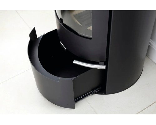 Aduro 9 Houtkachel – Zwart Staal met Lade, 8 kW - Afbeelding 8