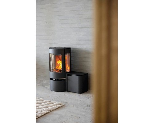 Aduro 9 Houtkachel – Zwart Staal met Lade, 8 kW - Afbeelding 9