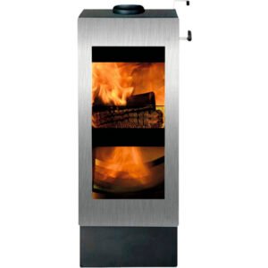 Xeoos Patagonia X5 Houtkachel – RVS, 5 kW