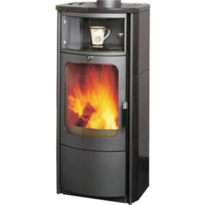 HARK Opera-B Haardkachel – Meteoorzwarte Keramiek, 7 kW
