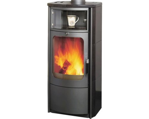 HARK Opera-B Haardkachel – Meteoorzwarte Keramiek, 7 kW
