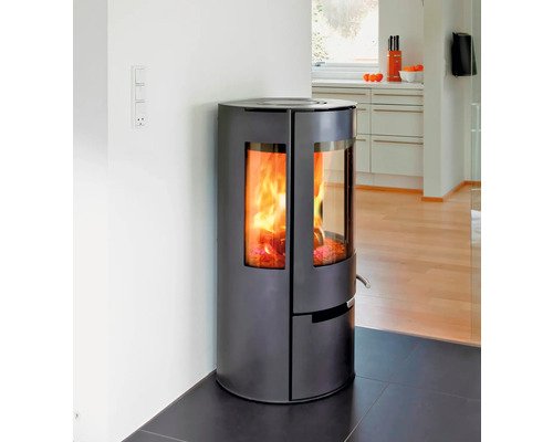 Aduro 9 Houtkachel – Zwart Staal met Lade, 8 kW - Afbeelding 6