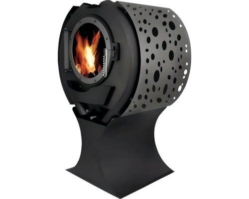 France Turbo Sofia 6/8 Houtkachel – Zwart Staal, 8 kW