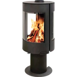 France Turbo Serena 8 Houtkachel – Zwart Staal, 8 kW