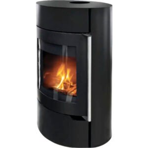 France Turbo Ilda Houtkachel – Zwart Staal, 10,3 kW