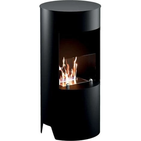 Bio cheminée au sol Cortina 2,5 kW, verre de protection réservoir 1,2 L – Image 3
