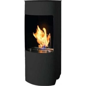 Bio cheminée au sol Cortina 2,5 kW, verre de protection réservoir 1,2 L