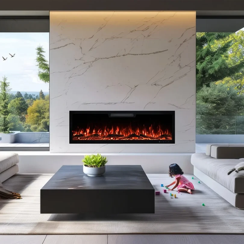 Cheminée bois design Aflamo Elite 127 cm - Afbeelding 3