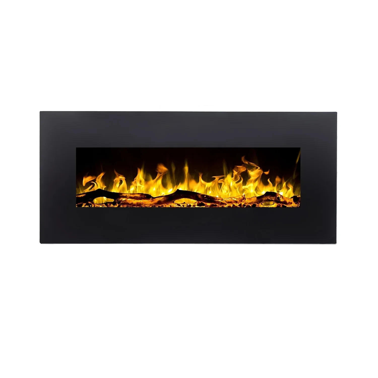 Cheminée electrique murale Albion 110 cm illumine votre intérieur sans chaleur