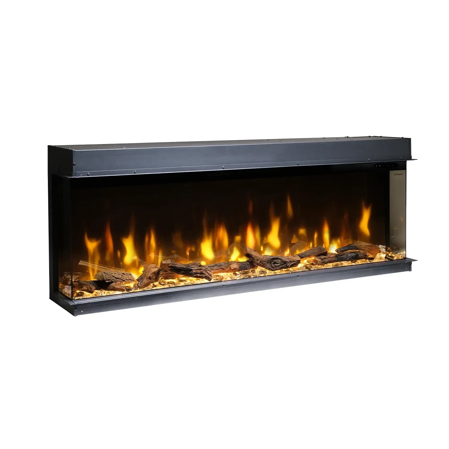 Cheminée encastrable bois Dimplex Ignite Bold 60 simple face à installer