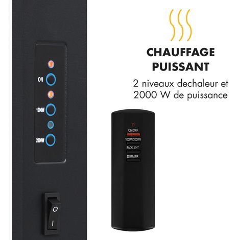 Fausse cheminée décorative Klarstein, cheminée électrique décorative, decoration murale cheminée - Afbeelding 3