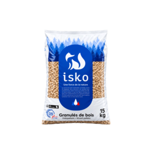 Granules de bois ISKO - Palette de 70 sacs 1050kg