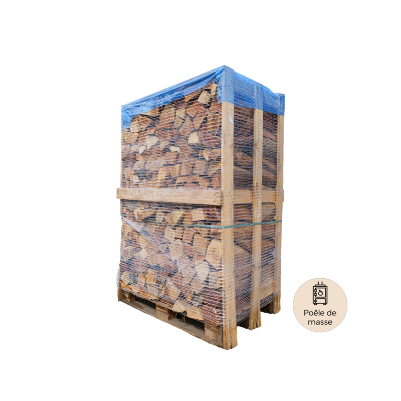 Bois sur palette 2st 33cm de bois spécial poêle de masse - sec séchoirs - prêt à l'emploi - résineux/feuillus - Afbeelding 5